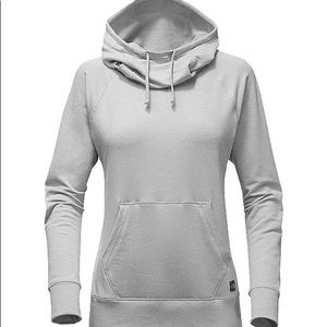 The north face Long sleeves Terry hooded top size medium